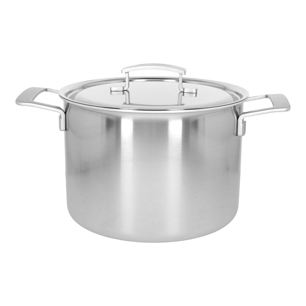 Kochtopf mit Deckel 24 cm, 18/10 Edelstahl