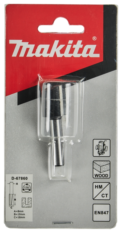 Makita pribor D-67860 Glodalica za utore 18 x 19 mm S8