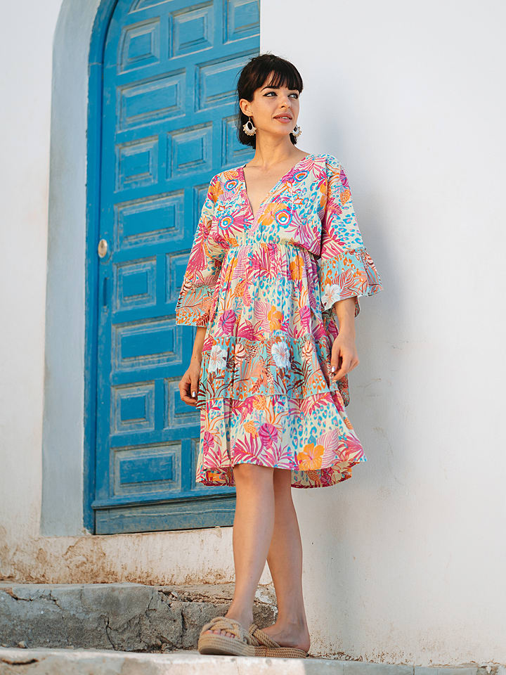 Isla Bonita by SIGRIS Kleid in Bunt günstig kaufen