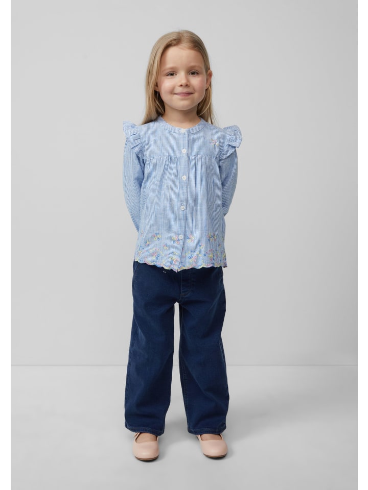 s.Oliver Bluse langarm in Blau günstig kaufen