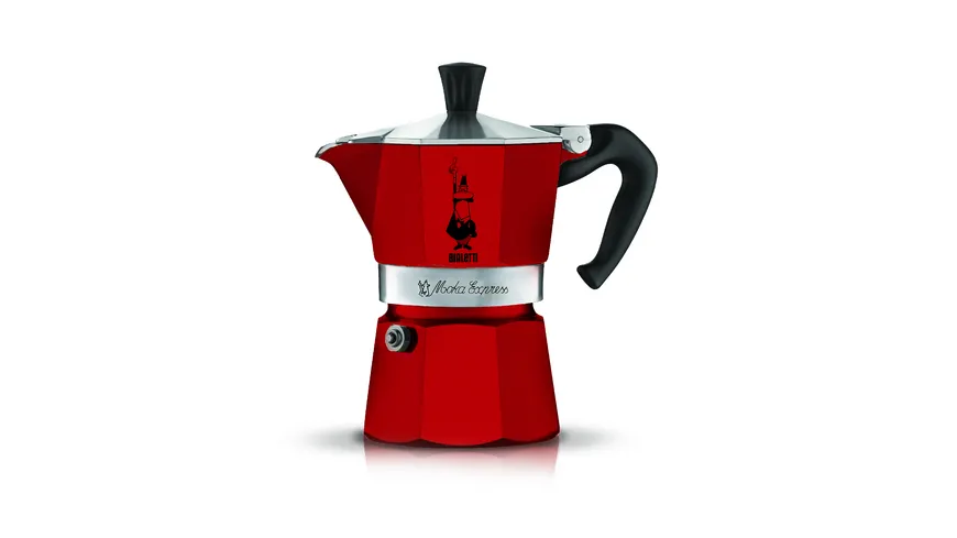 BIALETTI Espressokocher Moka Express rot