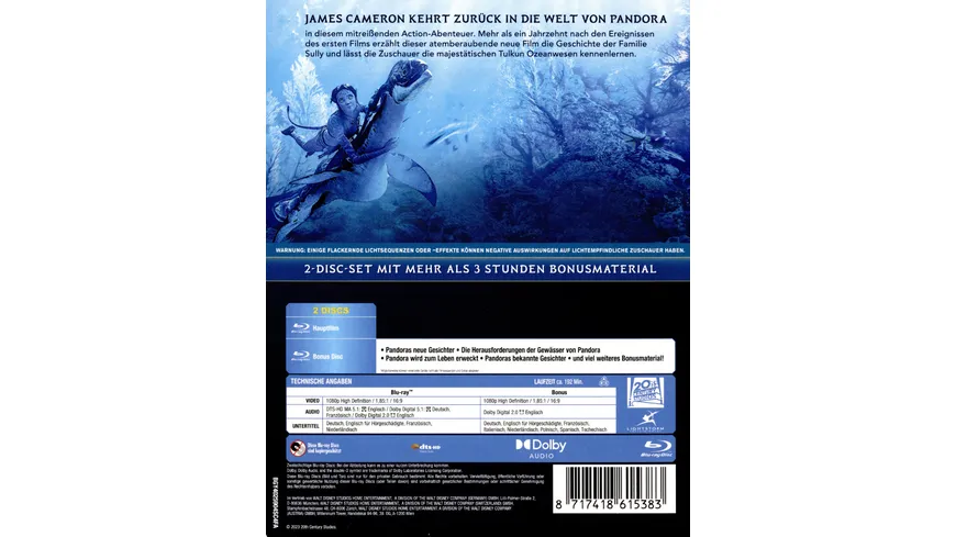 Avatar - The Way of Water  (+ Bonus-Blu-ray)