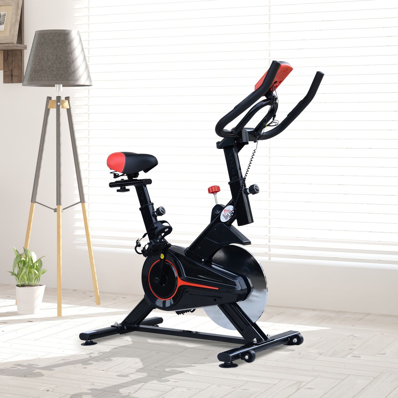 Outsunny HOMCOM Indoor Cycling Bike Trainer Home Gym Fahrradtrainer Fitnessfahrrad
