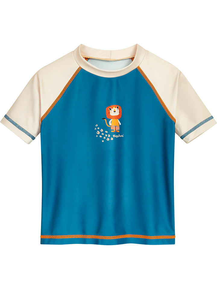 Playshoes Badeshirt in Blau/ Creme günstig kaufen