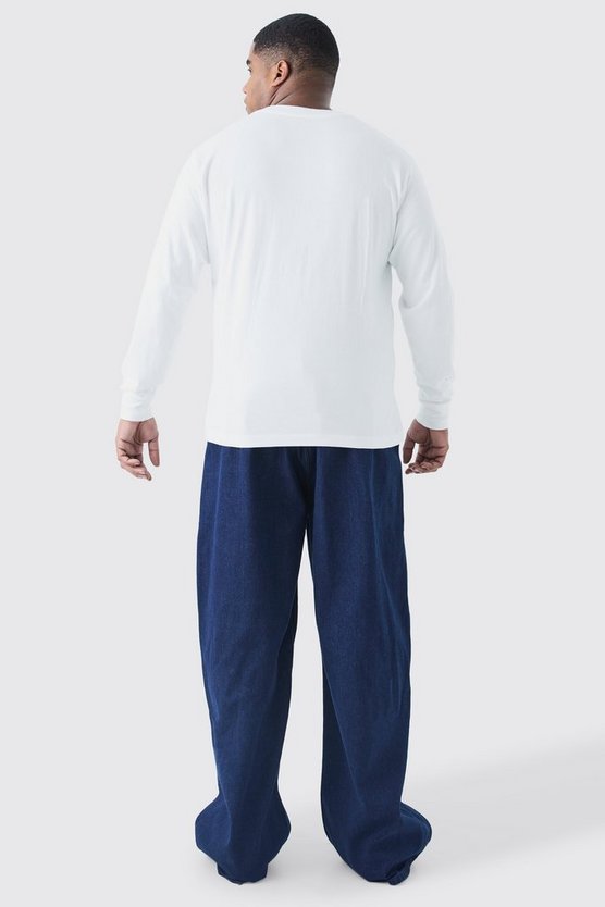 Plus lockere Jeans mit Taschen
