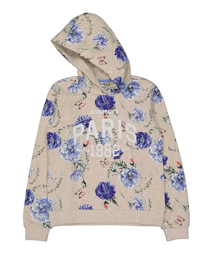 Hoodie - Florales Muster