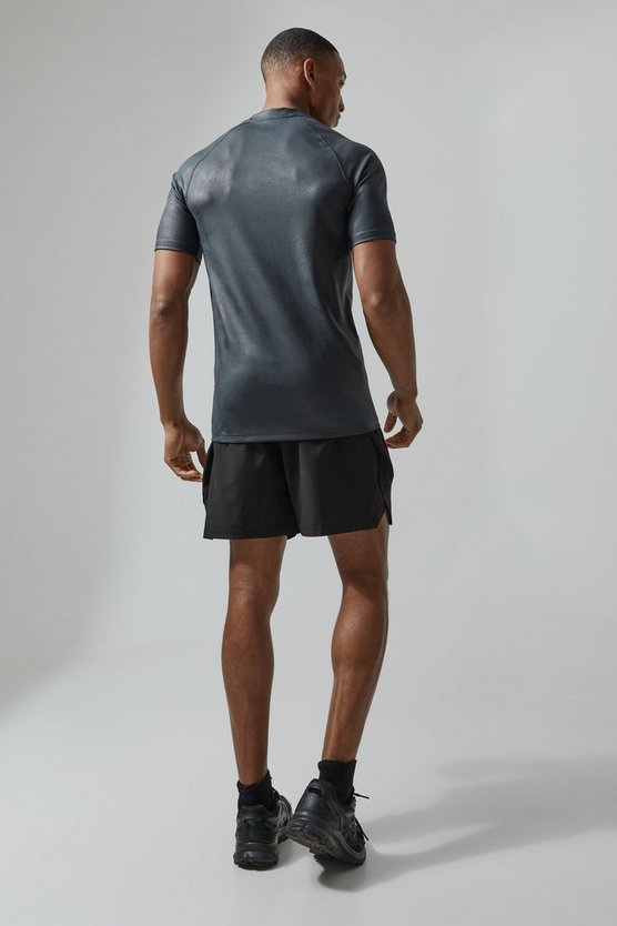 Man Active Muscle-Fit T-Shirt mit Print
