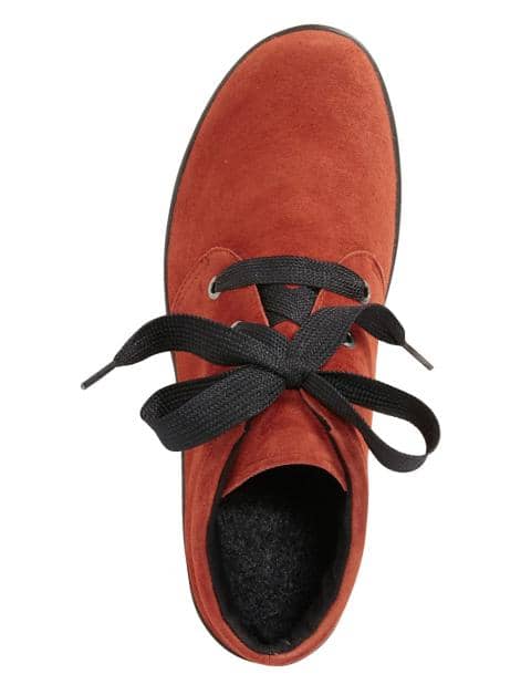 Schnürstiefelette aus weichem Leder