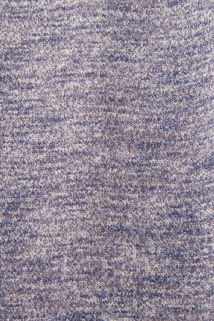 Melierter Strickpullover