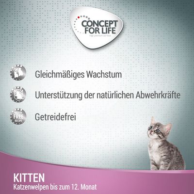 Concept for Life Kitten Rind getreidefrei - in Soße