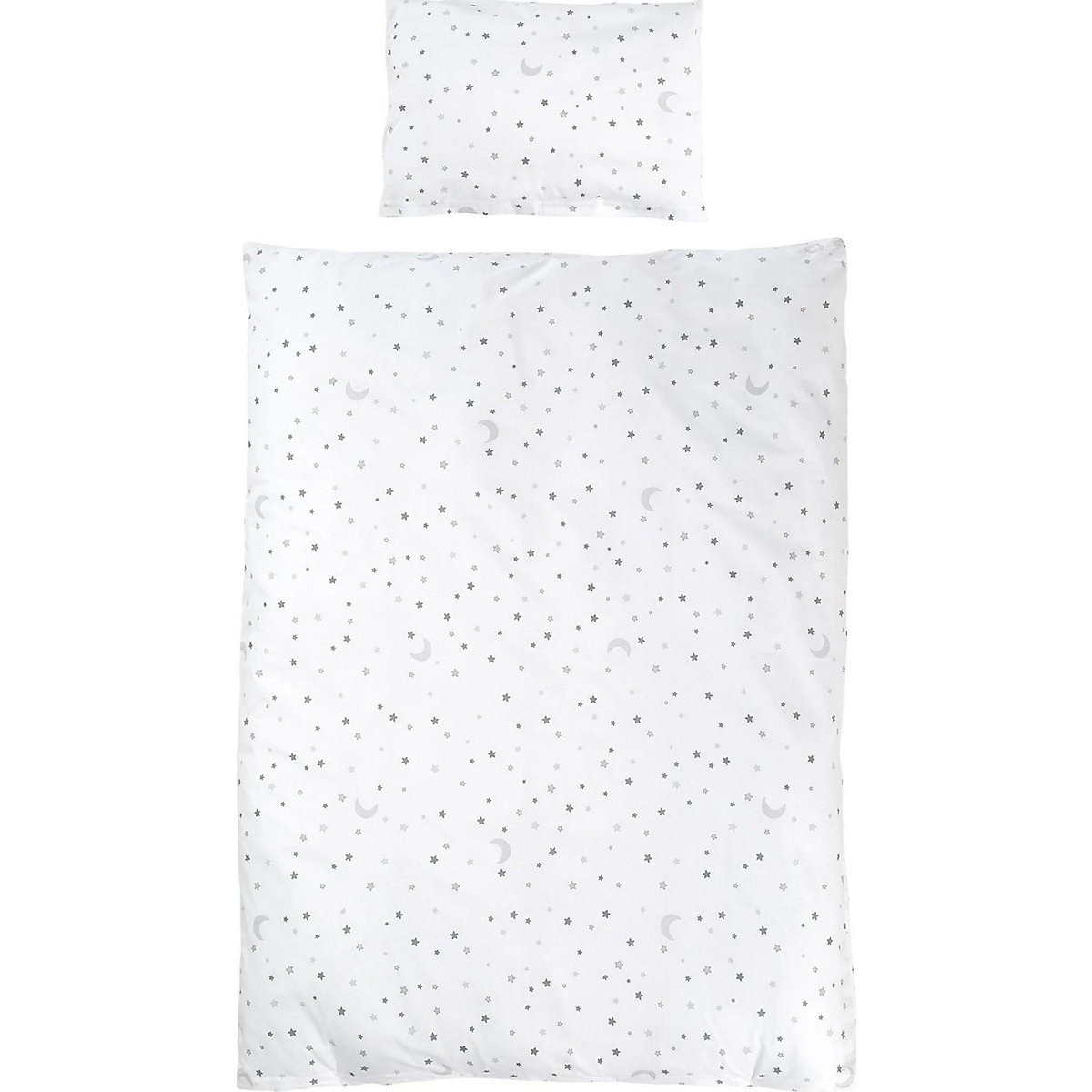 Kinderbettset, 70 x 140 cm Sternenzauber grau weiß