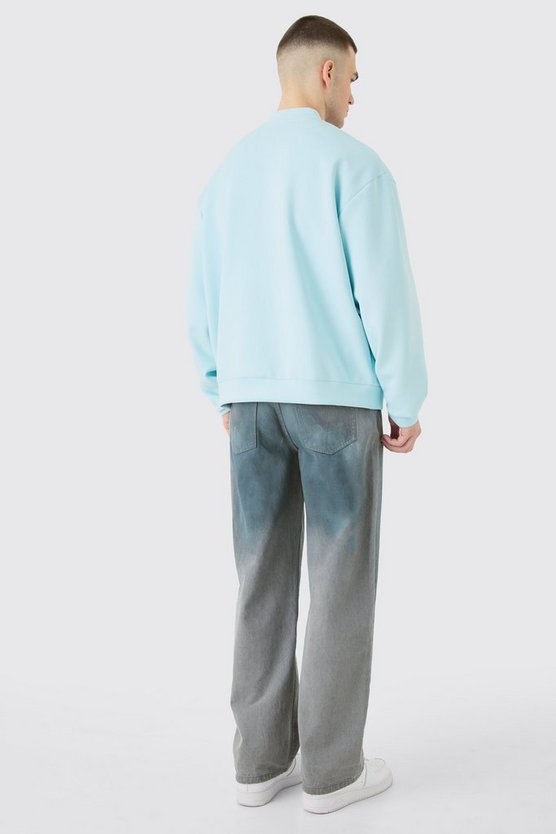 Tall kastige Oversize Scuba Bomberjacke
