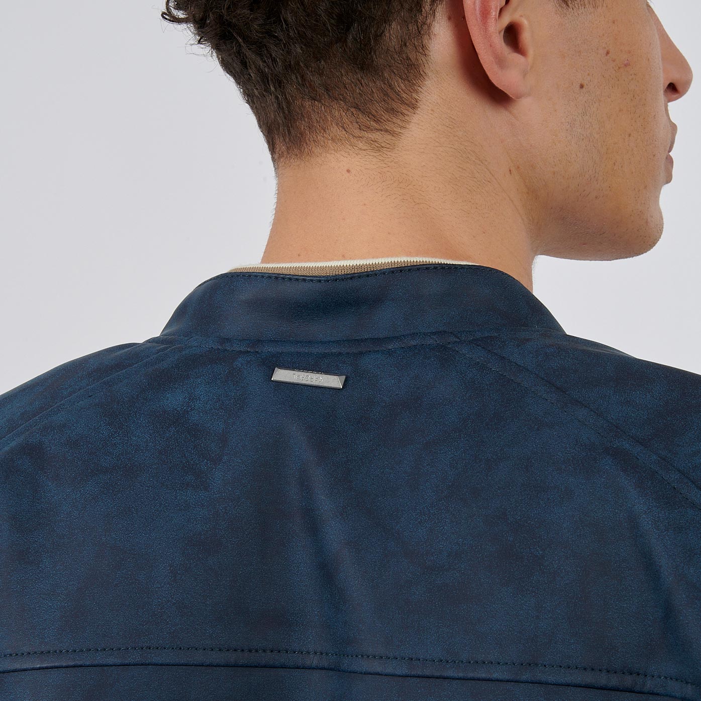 MAHO   Blouson bleu homme