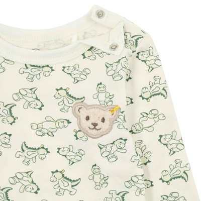 Body langarm, beige für Jungs