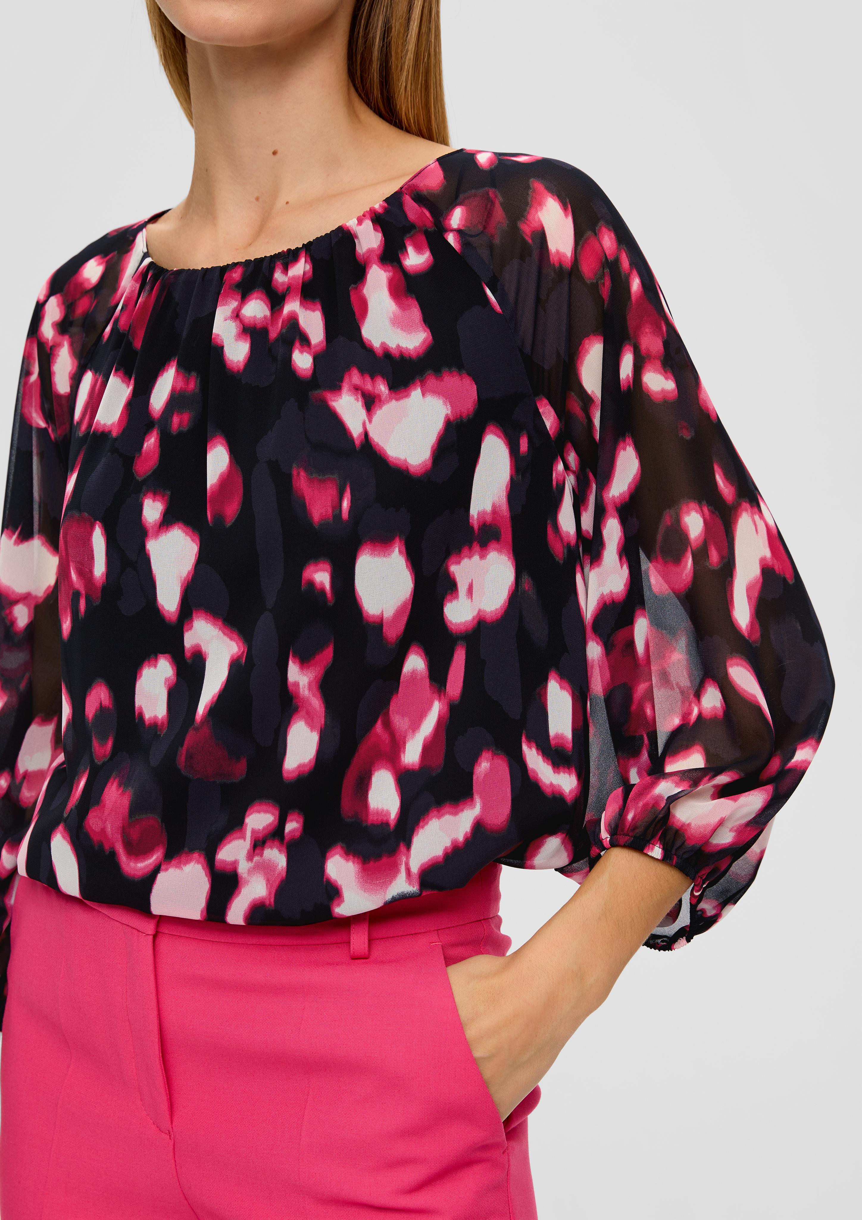 Semitransparente Chiffon-Bluse  2138956-99A3