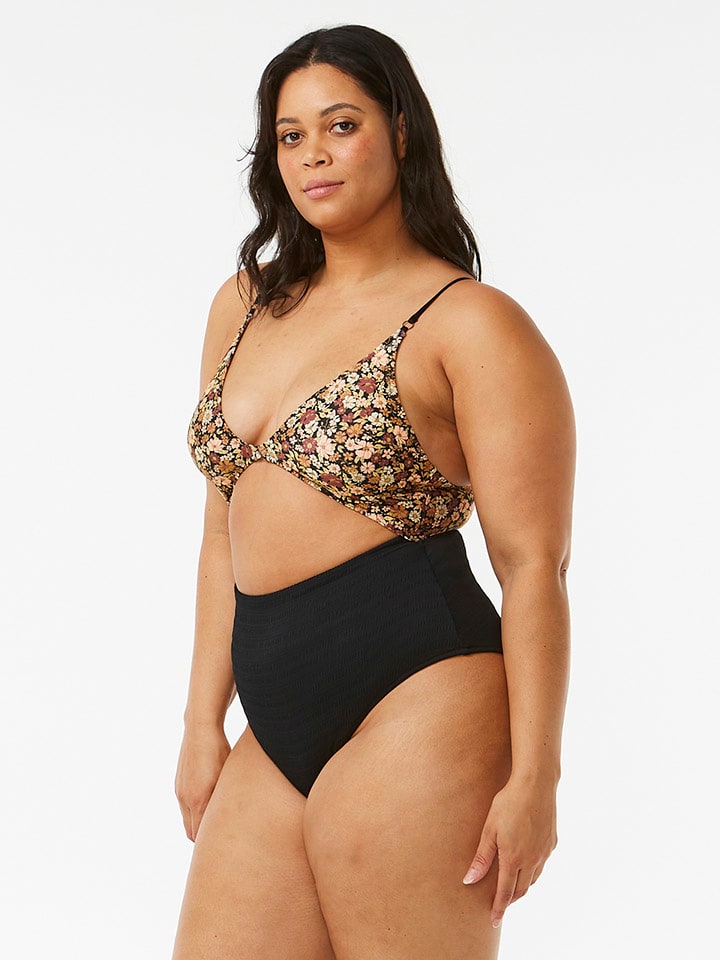 Rip Curl Bikini-Oberteil in Hellbraun/ Schwarz günstig kaufen