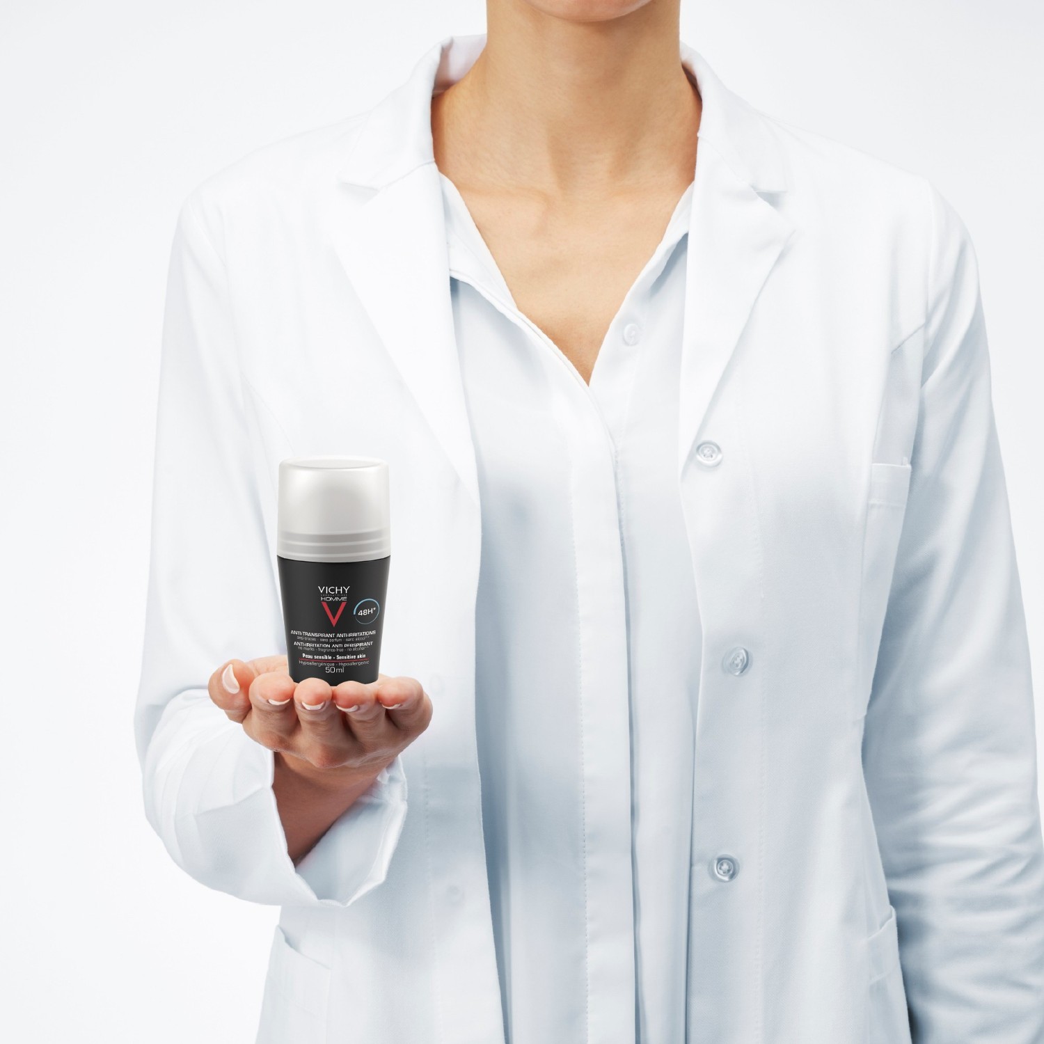 Vichy 2-pakiranje 48-urnega antiperspiranta roll-on proti draženju