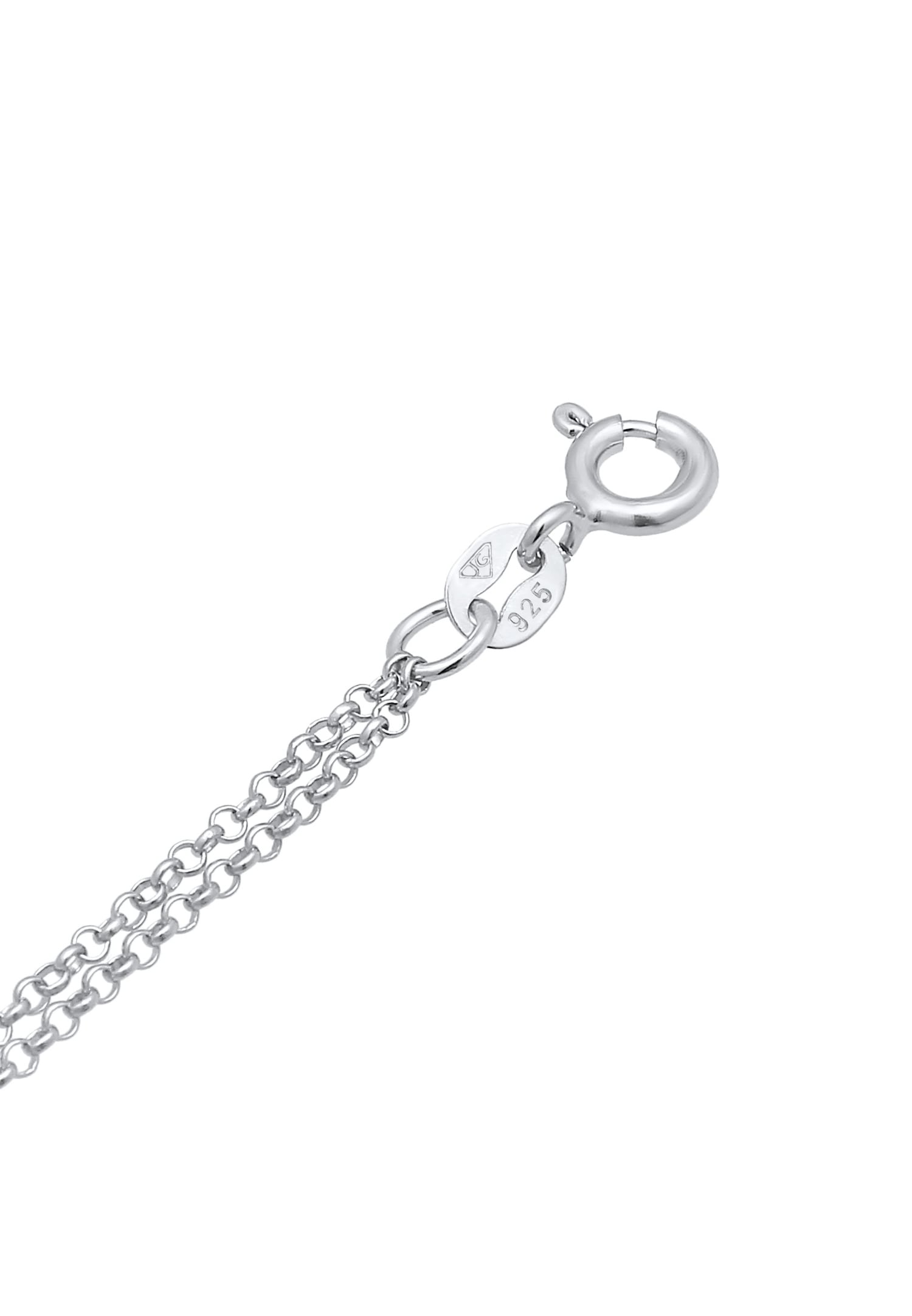 Ženski okrugli privjesak s geometrijskim uzorkom Elli od 925 sterling srebra