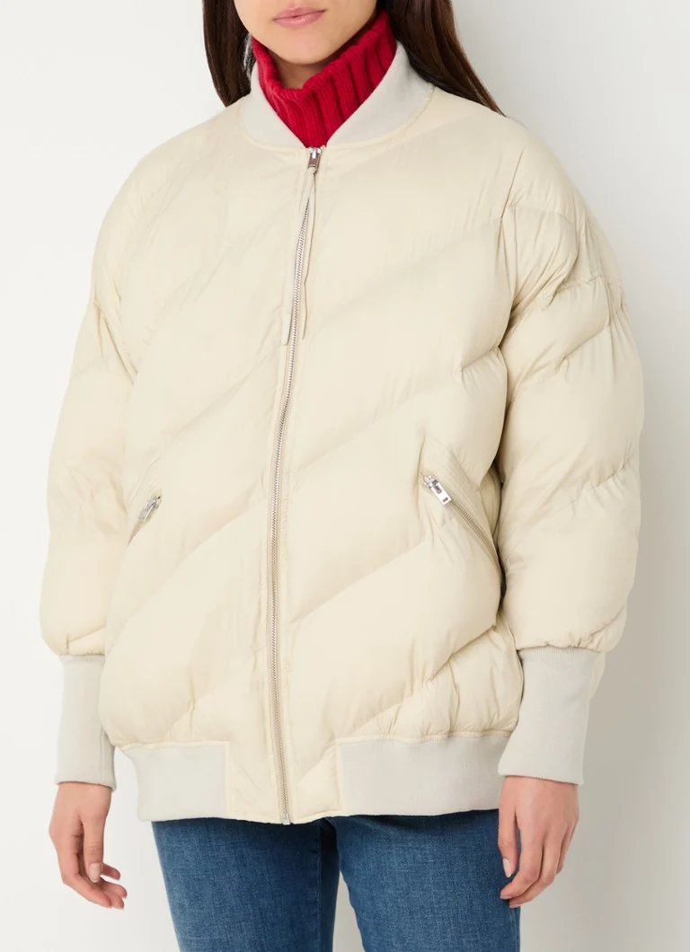 CLOSED Padded bomber jacket with zip pockets