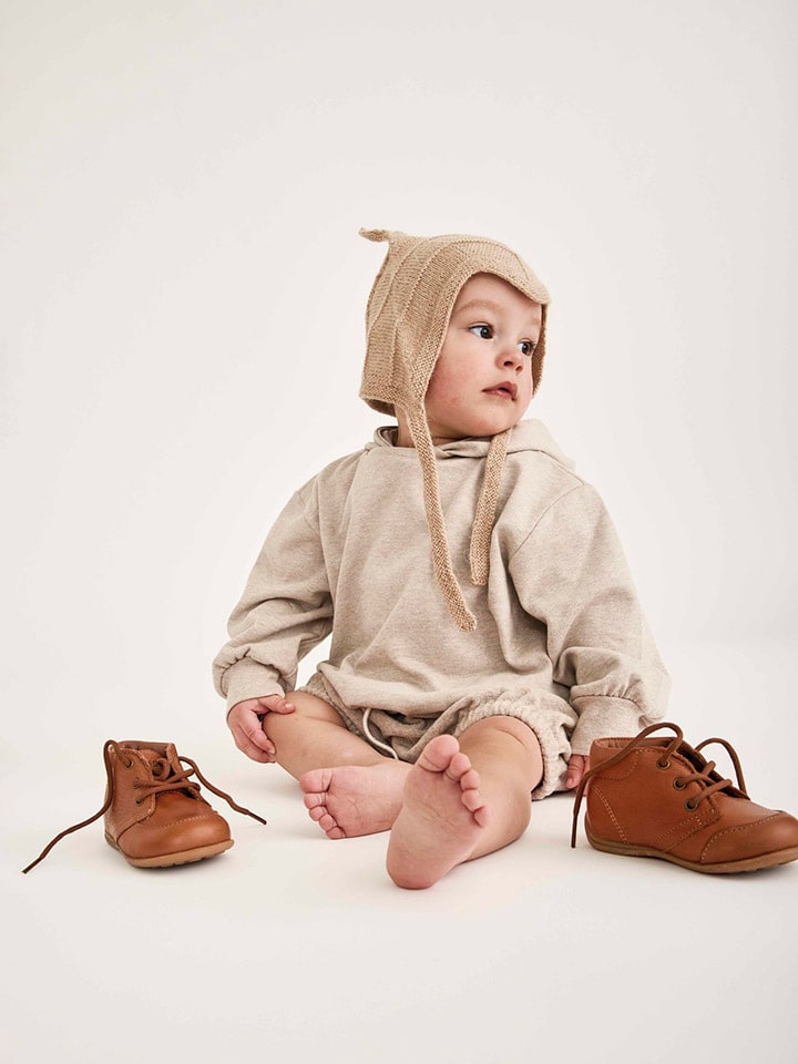 bisgaard Leder-Lauflernschuhe in Cognac günstig kaufen