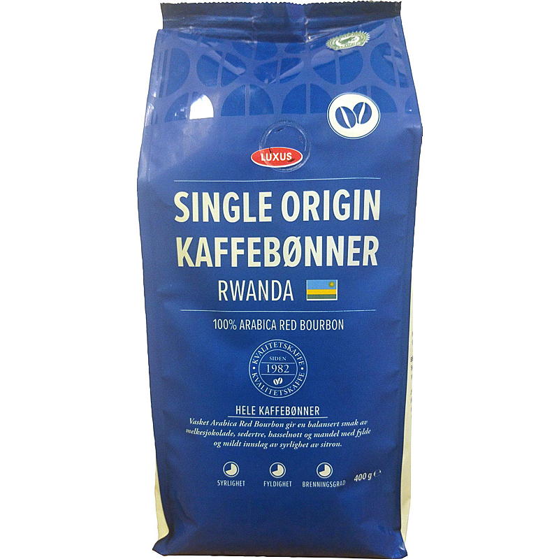 Luxus Kaffebønner Luxus 400 g, Origin Rwanda