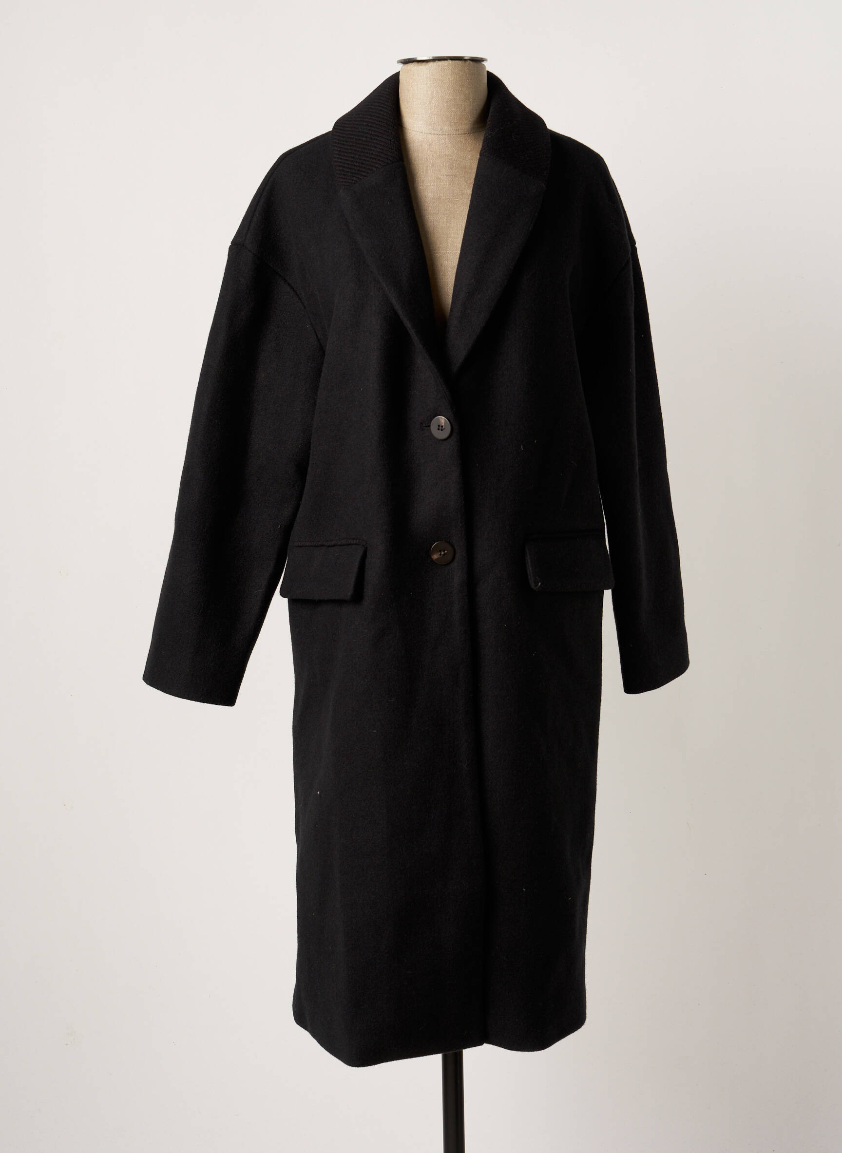 Vila Manteaux Longs Femme couleur noir