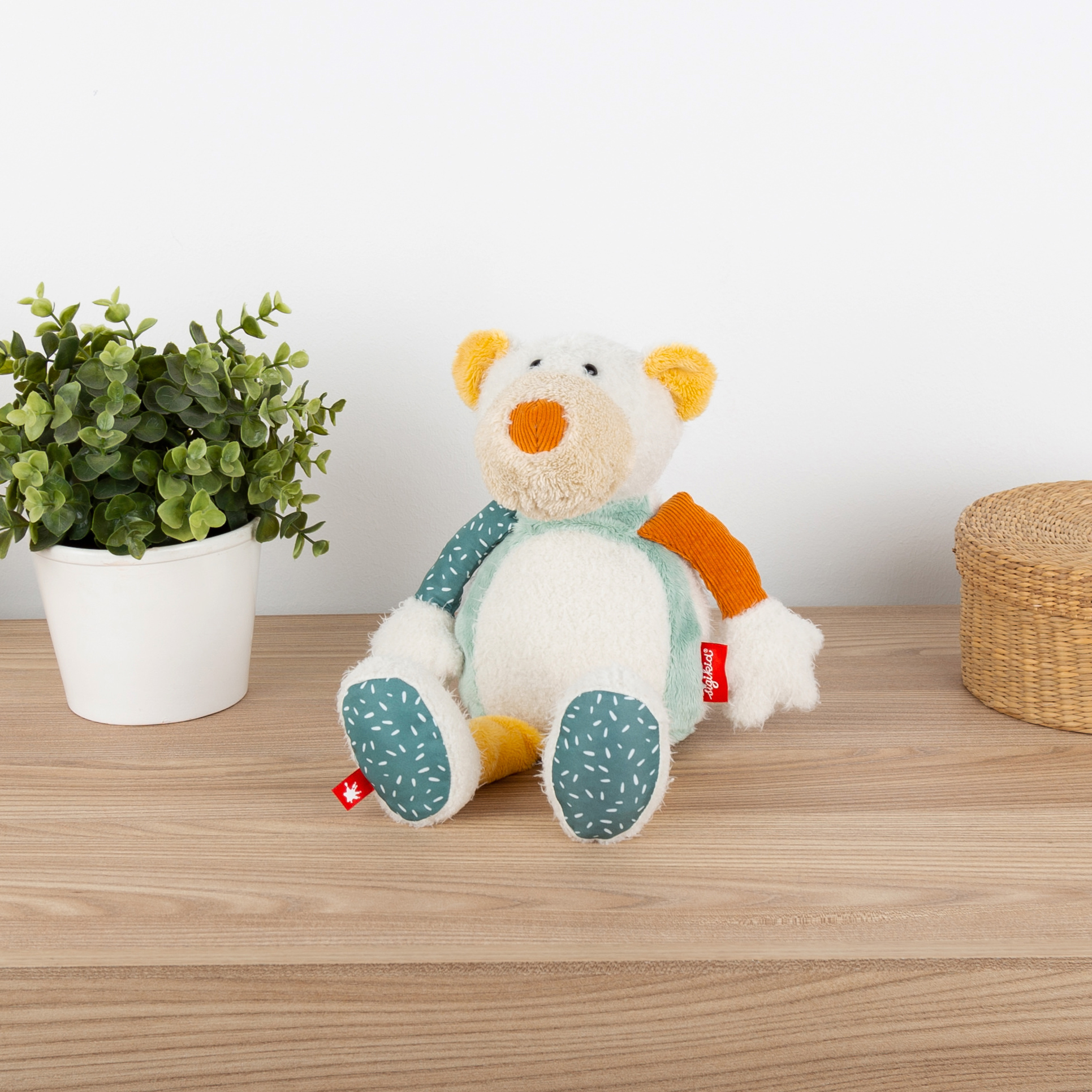 Kuscheltier Eisbär, Patchwork Sweety