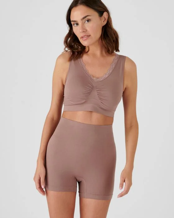 Lot de 2 shorties sans couture effet gainant léger