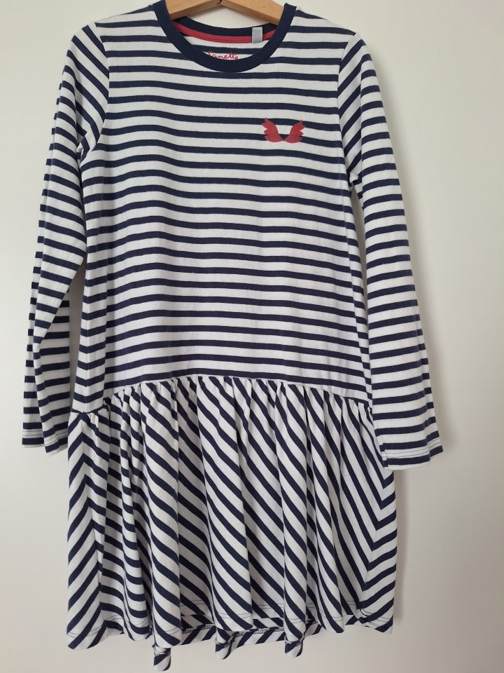 Sanetta Kidswear Kleid in Dunkelblau günstig kaufen 128