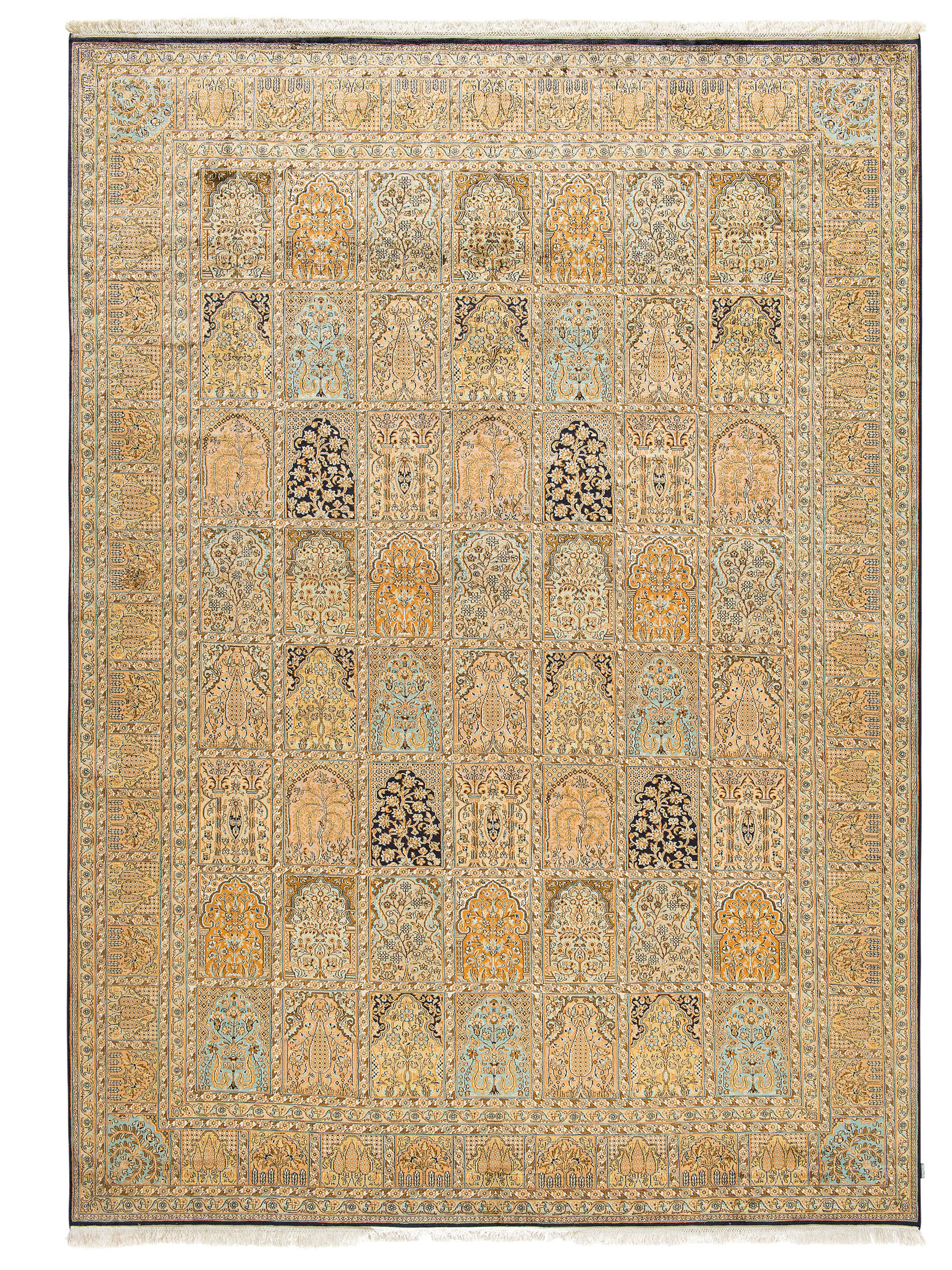 Kaschmir Seide 18/18 ca. 220 x 305 cm, Unikat / Einzelstück