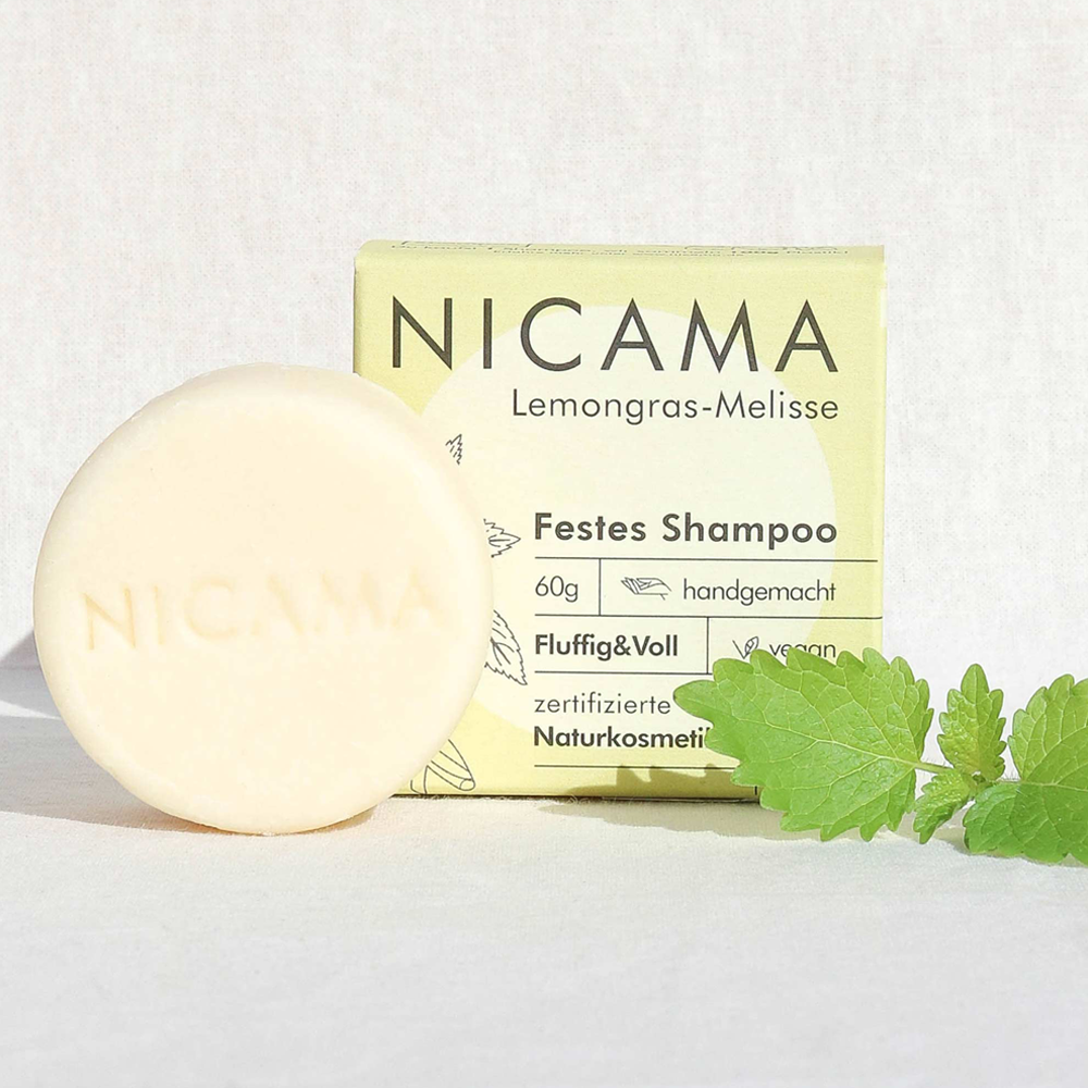 Nicama Festes Shampoo Lemongras-Melisse 60 g