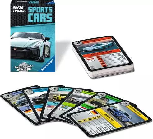 Sports-Cars - Kartenspiel ab 7 Jahren