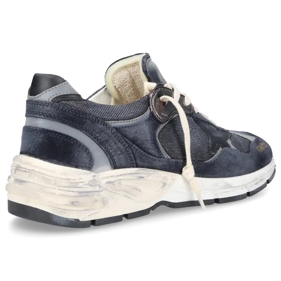 Golden Goose - Sneaker low RUNNING DAD Veloursleder Textil - blau