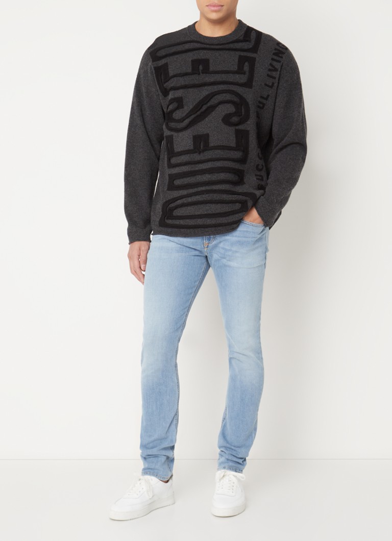 Skinny Jeans Diesel 1979 Sleenker jasno wyblakłe