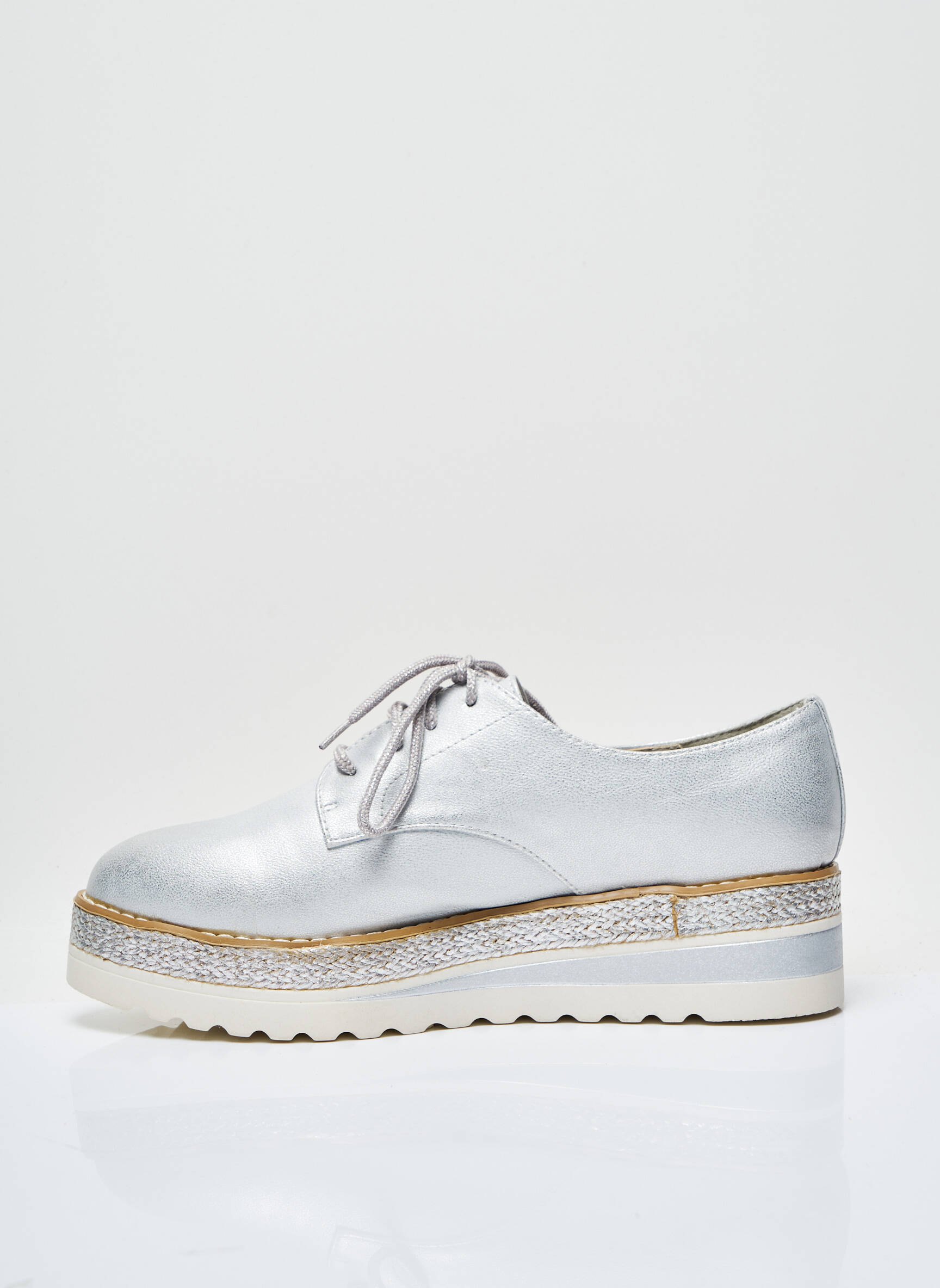 I Love Shoes Derby Femme couleur gris