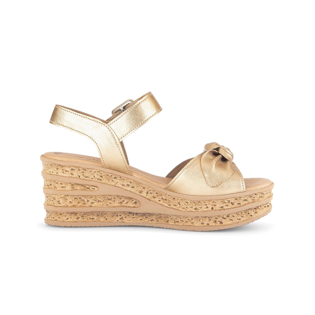 Gabor fashion Keilsandalette gold