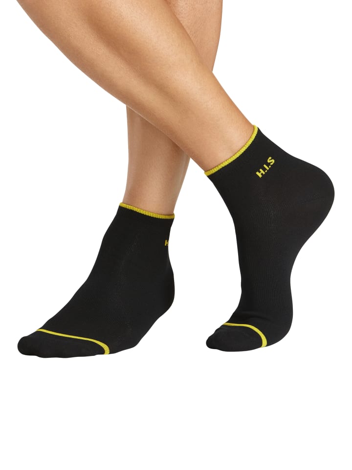 H.I.S Kurzsocken in 7x schwarz günstig kaufen