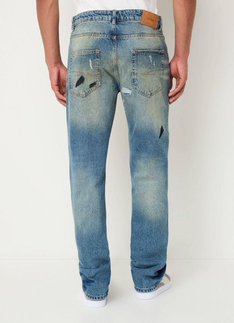 FLÂNEUR Straight leg jeans with medium wash