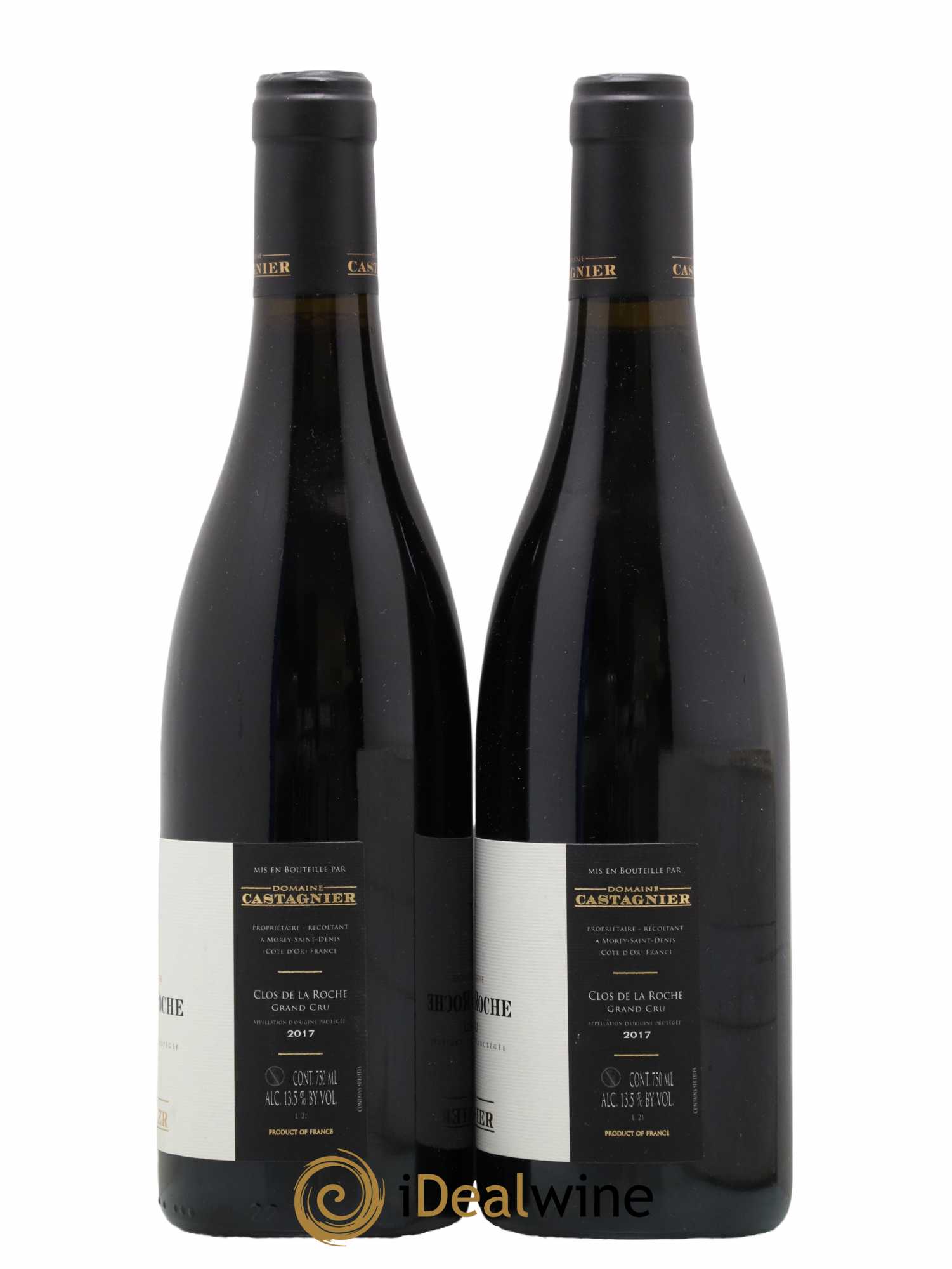 Clos de la Roche Grand Cru Castagnier (Domaine)  2017 - Lot de 2 Bouteilles