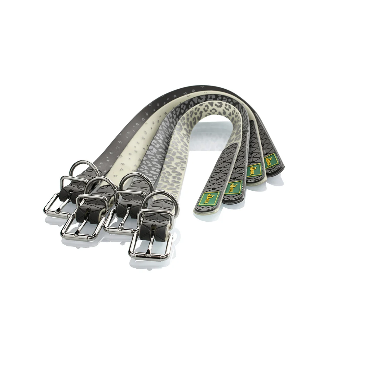 Hunter Halsband Convenience Reflect grau Leopard bei ZooRoyal
