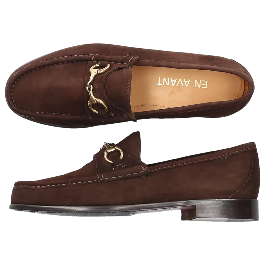EN AVANT - Loafer 92U92 DAMINA Veloursleder - braun