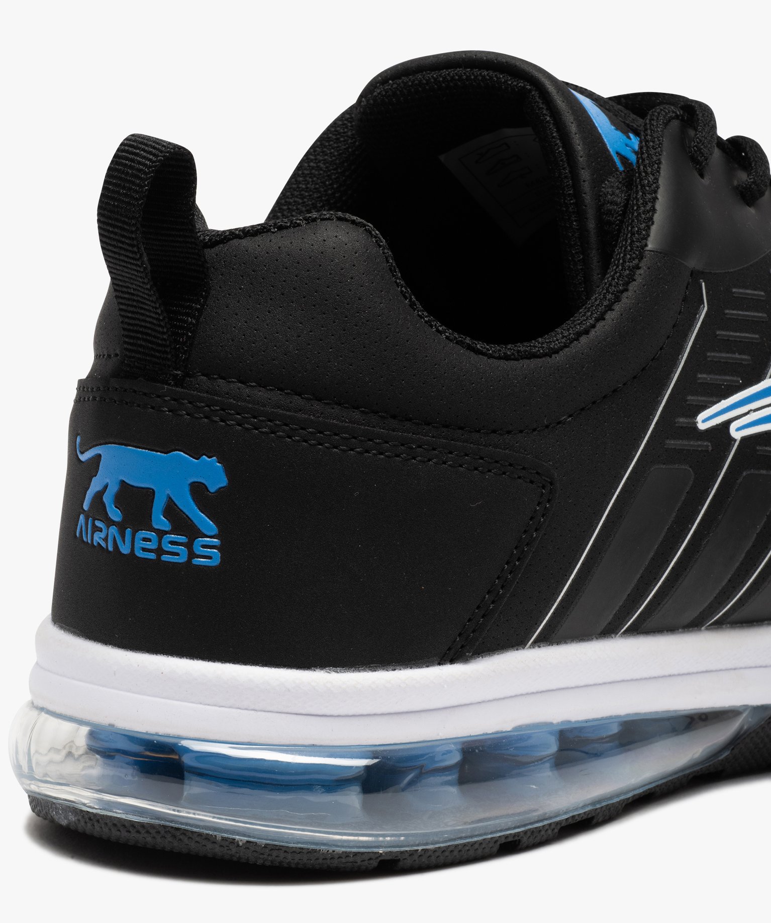 Baskets homme à lacets et semelle bulle d’air – Airness noir | GEMO