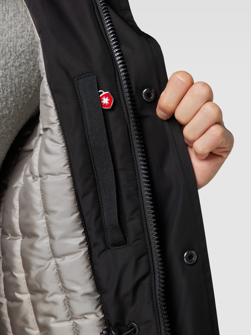 Funktionsjacke mit Reißverschlusstaschen Modell 'HALIFAX' in schwarz