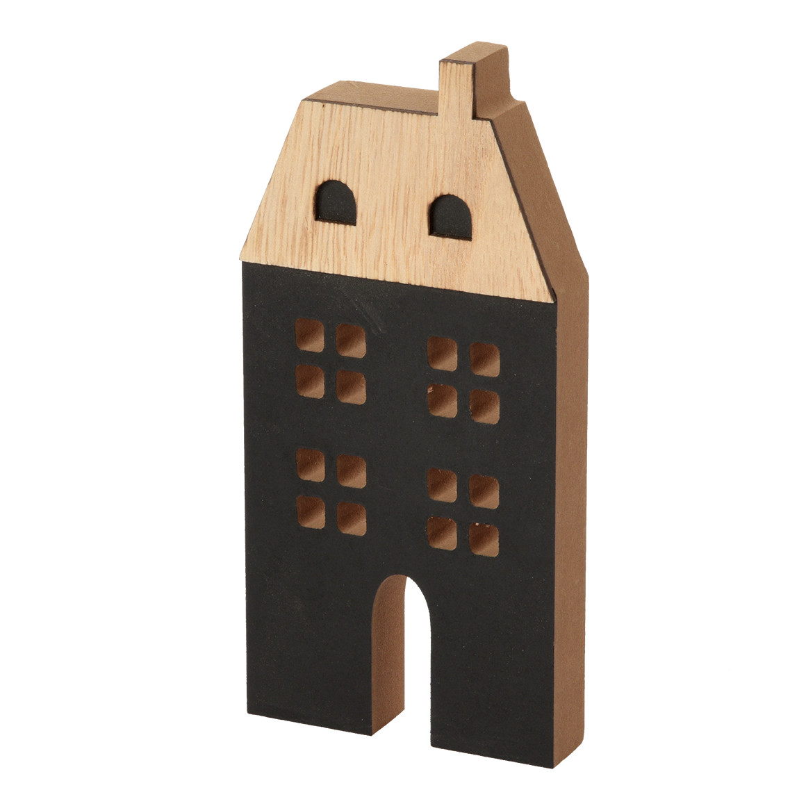 3 Dekohäuschen aus Holz
