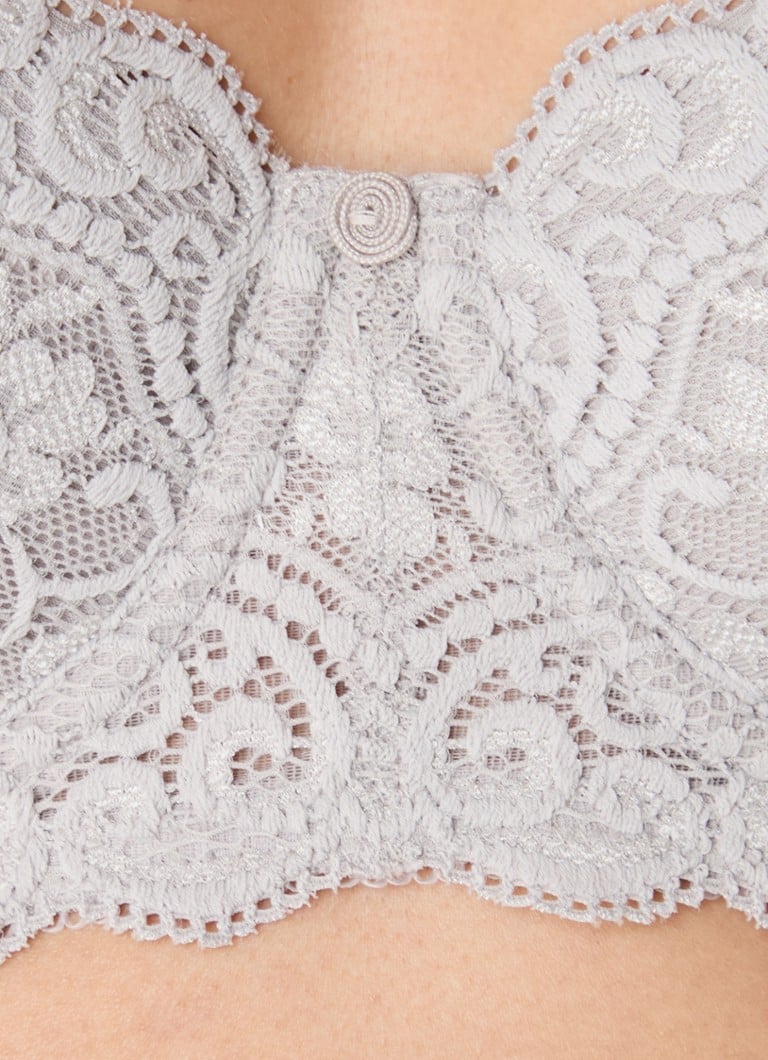 Triumph Amourette padded bra with lace overlay