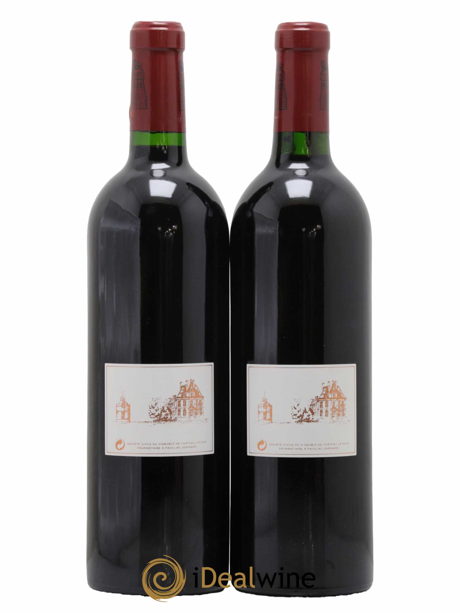 Château Latour 1er Grand Cru Classé  1997 - Lot de 2 Bouteilles