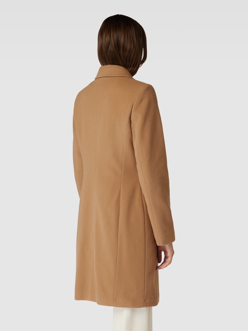 Mantel mit Reverskragen in camel