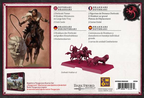 Song of Ice & Fire - Dothraki Hrakkars (Erw.)