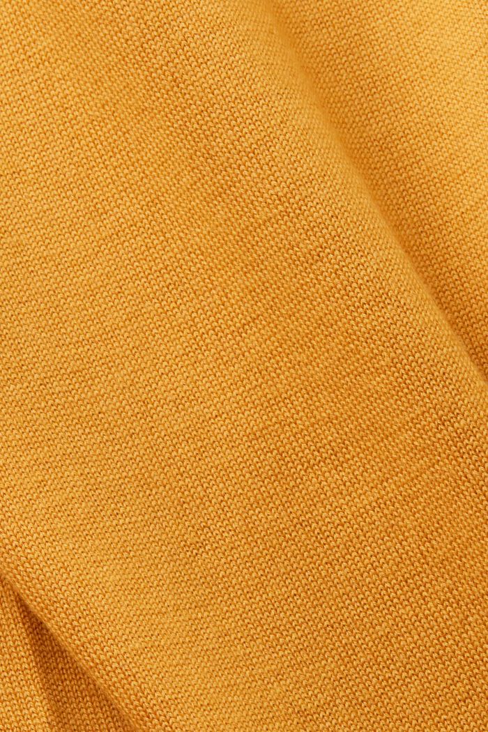 Wollpullover im Polo-Stil