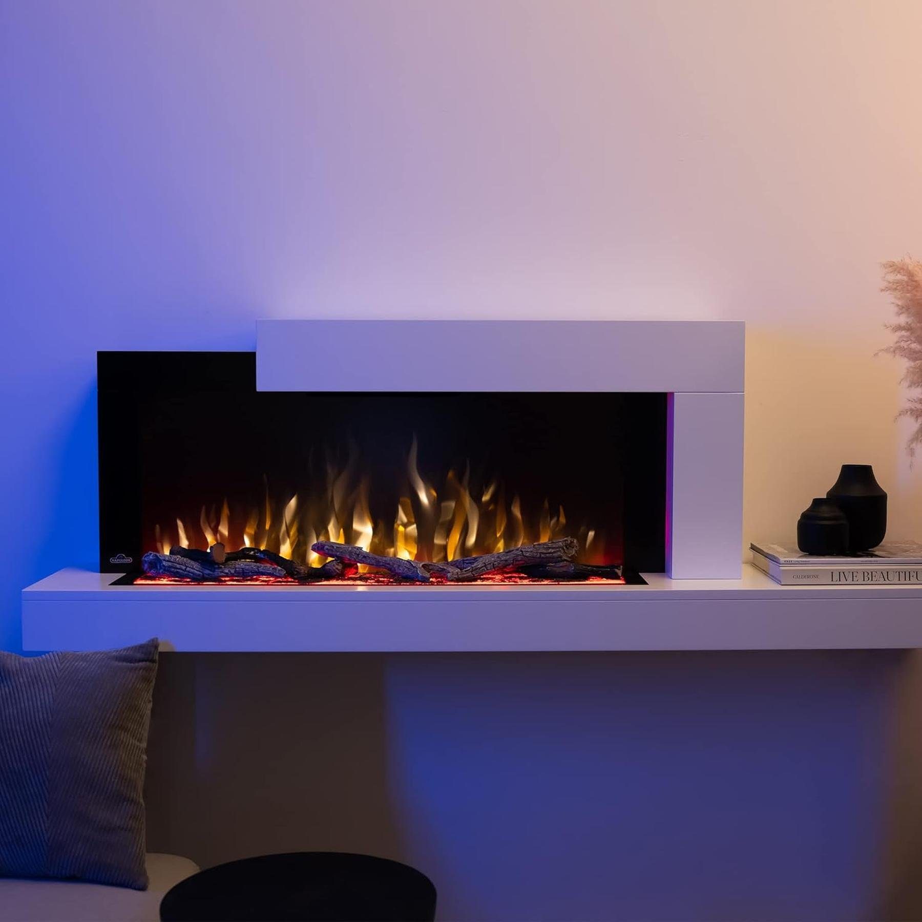 Napoleon Elektrokamin Napoleon Premium Fire Cara, NEFP32-5019W-EU, Fernbedienung, Wandmontage